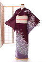 夏 訪問着 レンタル 絽 訪問着 夏用 フルセットレンタル 絽 着物 レンタル 夏 紫 四季の花【結婚式】【披露宴】【wedding】【結納】【発表会】【表彰式...