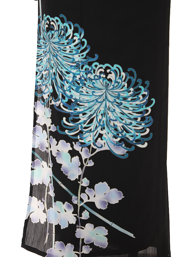 夏 訪問着 レンタル 絽 訪問着 夏用 フルセットレンタル 絽 着物 レンタル 夏 153cm-163cm サマー summer　夏きもの 【結婚式】【披露宴】【wedding】【発表会】黒　kt5108【レンタル】