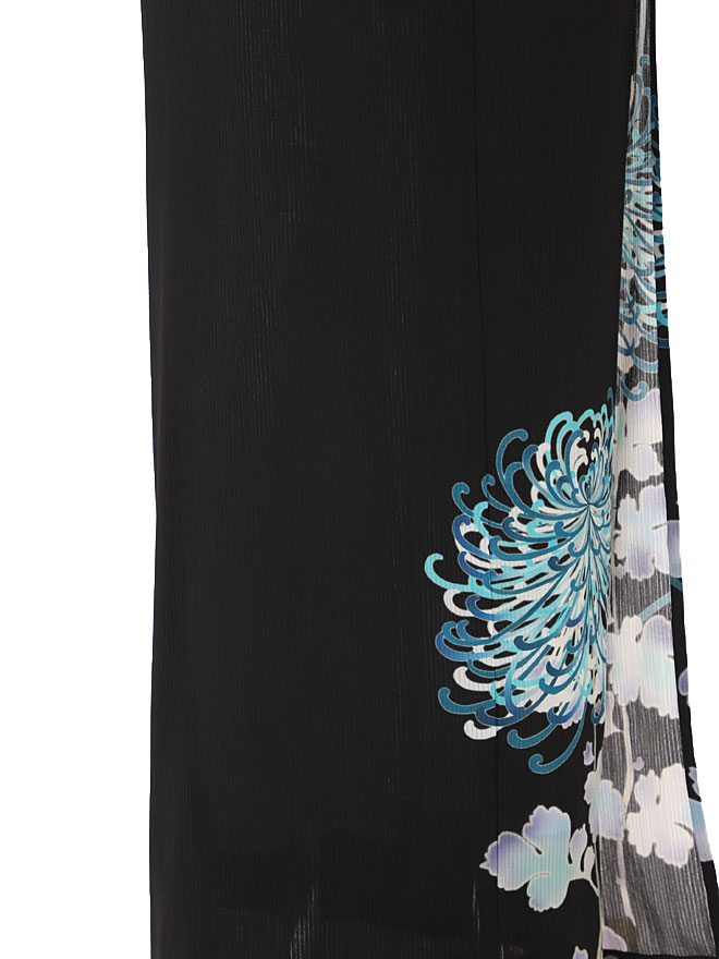 夏 訪問着 レンタル 絽 訪問着 夏用 フルセットレンタル 絽 着物 レンタル 夏 153cm-163cm サマー summer　夏きもの 【結婚式】【披露宴】【wedding】【発表会】黒　kt5108【レンタル】