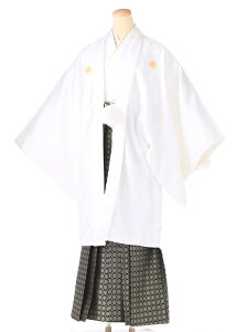 【レンタル】【大き目】【袴 男 成人式】【はかま】【メンズ】【20歳】【成人式】【卒業式】【化繊】【紋付】【羽織着物】【白】【180cm-188cm】【男袴】【ベーシック男袴】往復送料無料 XG0032通販