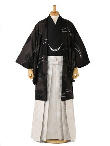 【レンタル】japanstyle×松坂大輔【紋付袴 レンタル】【成人式 袴 男 】【卒業式 袴 レンタル 男】【メンズ】【20歳】【成人式】【卒業式】【紋付】【羽織着物】黒【175cm-183cm】【男袴】【ブランド男袴】往復送料無料 【デザイン男袴】XG0147安売り