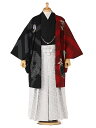 japanstyle 龍と松皮菱 赤×黒【紋付袴 レンタル】【袴 男 成人式】 成人式 袴 レンタル 男 卒業式 袴 レンタル 男 袴 男 成人式 袴 レンタル...