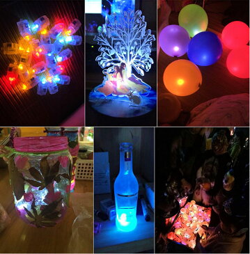 LEDランプ バルーンアート バルーンランプ 風船ライト 光る風船 LED豆電球 取り付け バルーン用 ランプ 自作 パーツ DIY 電気工作 模型用 資材 ホビー 発光LED 小さい LED光 防災 地震 停電 アイディア商品