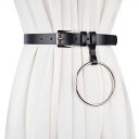 ベルト レディース ベルト 飾り りんぐ リング ベルト レディース