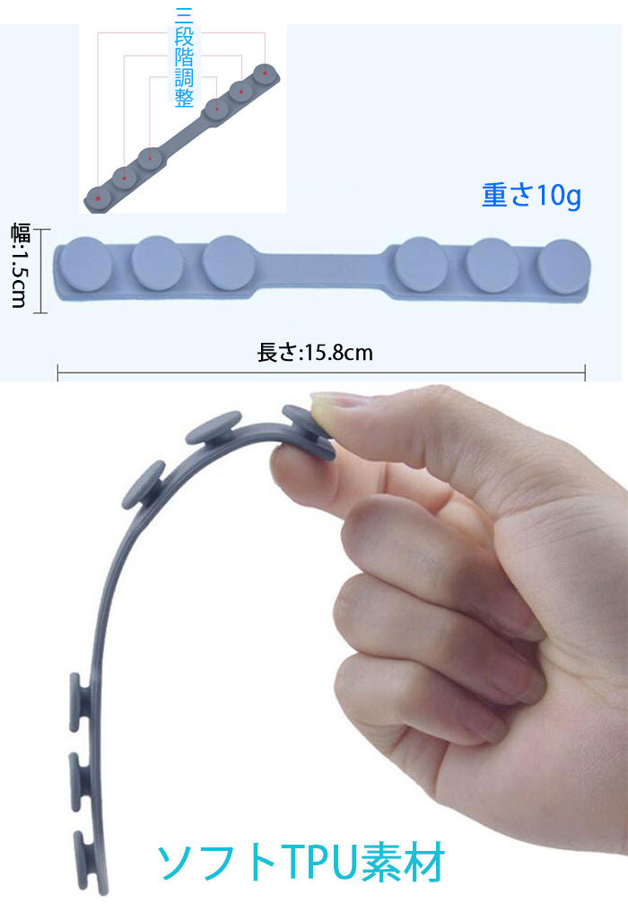 マスク 耳 痛くならない マスクバンド 3段階...の紹介画像3
