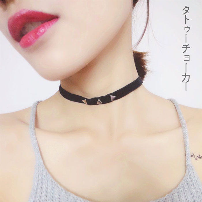 【499円ワンコイン 処分価格 送料無料】ワイルド系 布 ネックレス タトゥーチョーカー TATTOO　CHOKER タトゥー タト…