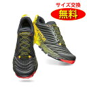 LA SPORTIVA スポルティバ アカシャ トレイルランニングシューズ Trail Running shoes AKASHA Black/Yellow 【送料無料】