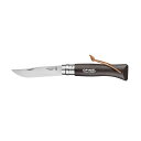 OPINEL(オピネル) ステンレススチール ナイフ #8 コロラマ スレート ブラック 8.5cm