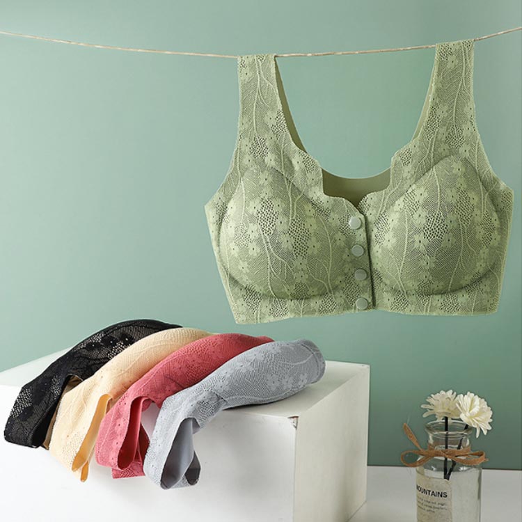 マタニティブラ 授乳ブラ マタニティ下着 前開き 授乳ブラジャー フロントオープン 下垂・垂れ防止 インナー ブラジャー ノンワイヤー 大きいサイズ 産前 産後 ナイトブラ