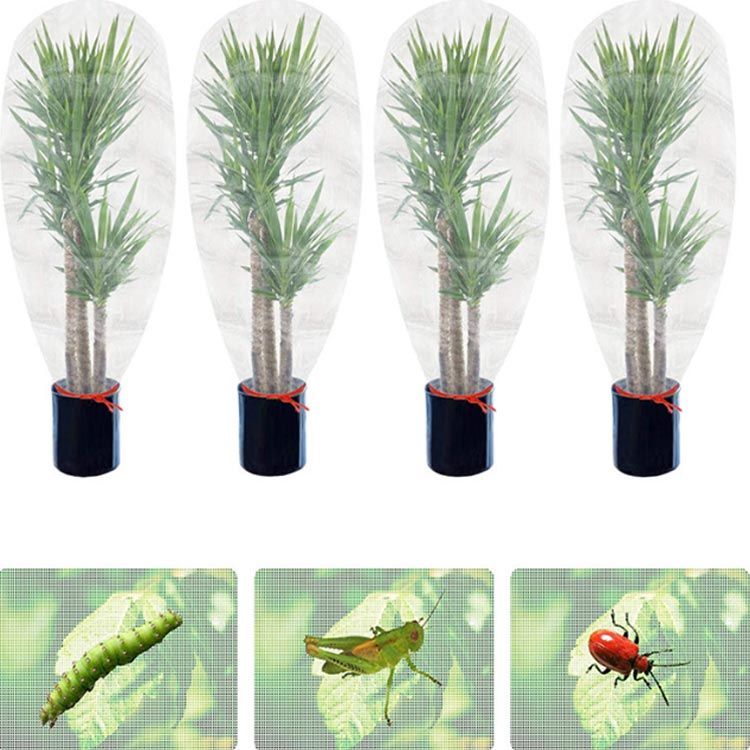 DIY ベランダ 防虫ネット 網 【2枚セット】植物保護カバー 鉢植え用 防鳥ネット 植...