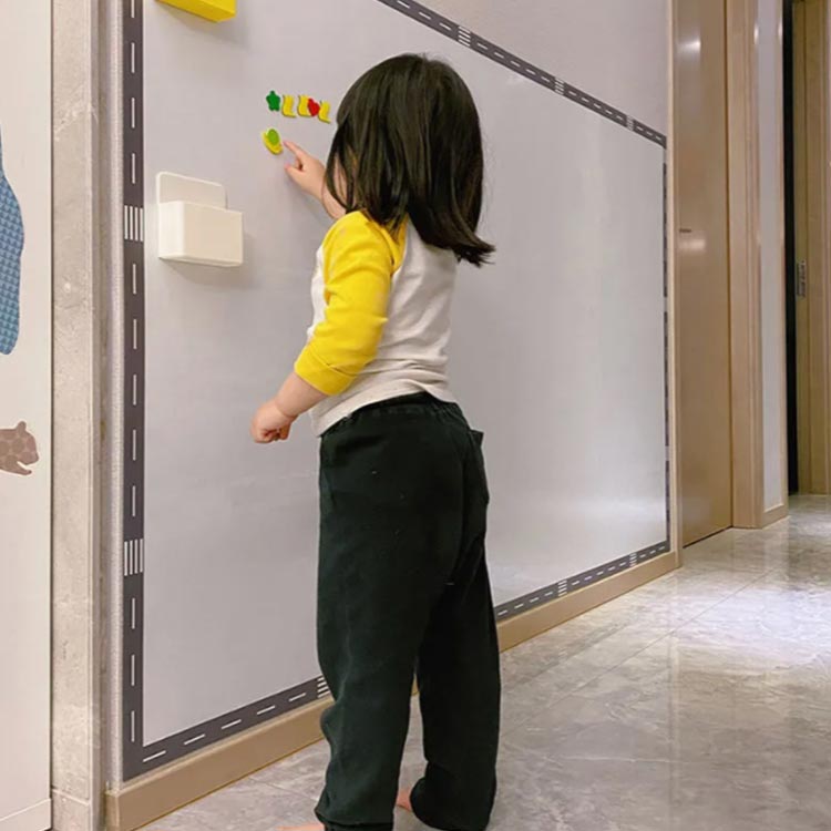 60*150cm ホワイトボード 壁掛け マグネットシート マグネットボート 簡単カット ...