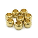 【8粒入】【真鍮パーツ】【 7mm 真鍮ビーズ 】 アクセサリーパーツ/ゴールド/アンティーク/真鍮/部品/ハンドメイド/自作/インディアン/アメカジ/金属/真ちゅうパーツ