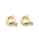 【2ヶ入】【 7mm 引輪 G/ゴールド 】 アクセサリーパーツ/ヒキワ・フック類/接続金具/金属パーツ/ハンドメイド/自作/材料/手作り素材/オリジナル/ブレ...