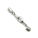 【1セット入】【 2mm丸ヒモ用 カシメフックセット Ni/シルバー 】 アクセサリーパーツ/カシメセット/カシメ/金属パーツ/ハンドメイド/自作/材料/手作り...