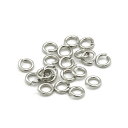 【20ヶ入】【 丸カン 0.7×3.5 (線径0.7mm) Ni/シルバー 】 アクセサリーパーツ/カン類/接続金具/金属パーツ/ハンドメイド/自作/材料/手作...