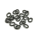 【20ヶ入】【 Cカン 0.8×3.5×4.5 (線径0.8mm) BKNi/ブラック 】 アクセサリーパーツ/カン類/接続金具/金属パーツ/ハンドメイド/自作...