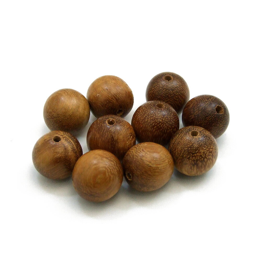 Rakuten - 10粒入〔ウッドビーズ ロブレス14mm玉〕アクセサリーパーツ/ウッドビーズ/木/ナチュラル