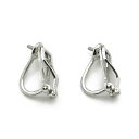 【1ペア入】【 イヤリング台(No.35) Ni/シルバー 】 アクセサリーパーツ/ピアス・イヤリング/金具/金属パーツ/ハンドメイド/自作/材料/手作り素材/...