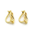 【1ペア入】【 イヤリング台(No.35) G/ゴールド 】 アクセサリーパーツ/ピアス・イヤリング/金具/金属パーツ/ハンドメイド/自作/材料/手作り素材/オ...