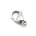 【ステンレス製パーツ】1ヶ入【ロブスターフックL 13mm】 <金属アレルギーでお悩みの方!>サージカルステンレスパーツ/アレルギーフリー/アクセサリーパーツ/部品/stainless/自作/修理