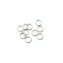 【ステンレス製パーツ】10ヶ入【極小丸カン 0.4×3】 <金属アレルギーでお悩みの方!>サージカルステンレスパーツ/アレルギーフリー/アクセサリーパーツ/部品/stainless/自作/修理