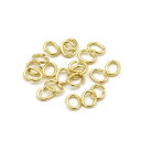 【20ヶ入】【 Cカン 0.6×3×4 (線径0.6mm) G/ゴールド 】 アクセサリーパーツ/カン類/接続金具/金属パーツ/ハンドメイド/自作/材料/手作り...