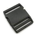 【1ヶ入】【樹脂製薄型バックル 30mm平紐用(M051-30)】(サイドリリース式) アクセサリーパーツ/樹脂/素材/軽量/スリム/ネックストラップ/ベルト/...
