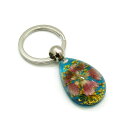 ミニミニFlower Keyring 【フラワー06 (SSサイズ)】SS10500 キーホルダー/花/アクセサリーパーツ/ペンダントトップにも/ストラップ/海外雑貨/キーリング/キーチャーム/レジン/樹脂