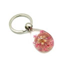 ミニミニFlower Keyring 【フラワー15 (SSサイズ)】SS10500 キーホルダー/花/アクセサリーパーツ/ペンダントトップにも/ストラップ/海外雑貨/キーリング/キーチャーム/レジン/樹脂