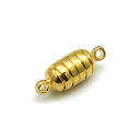 1セット入【 マグネットクラスプD G/ゴールド 】 ネックレス・ブレスレッドの着脱に/磁石で付くので爪の長い方、金具を上手く付けられない方におすすめ!/アクセ...