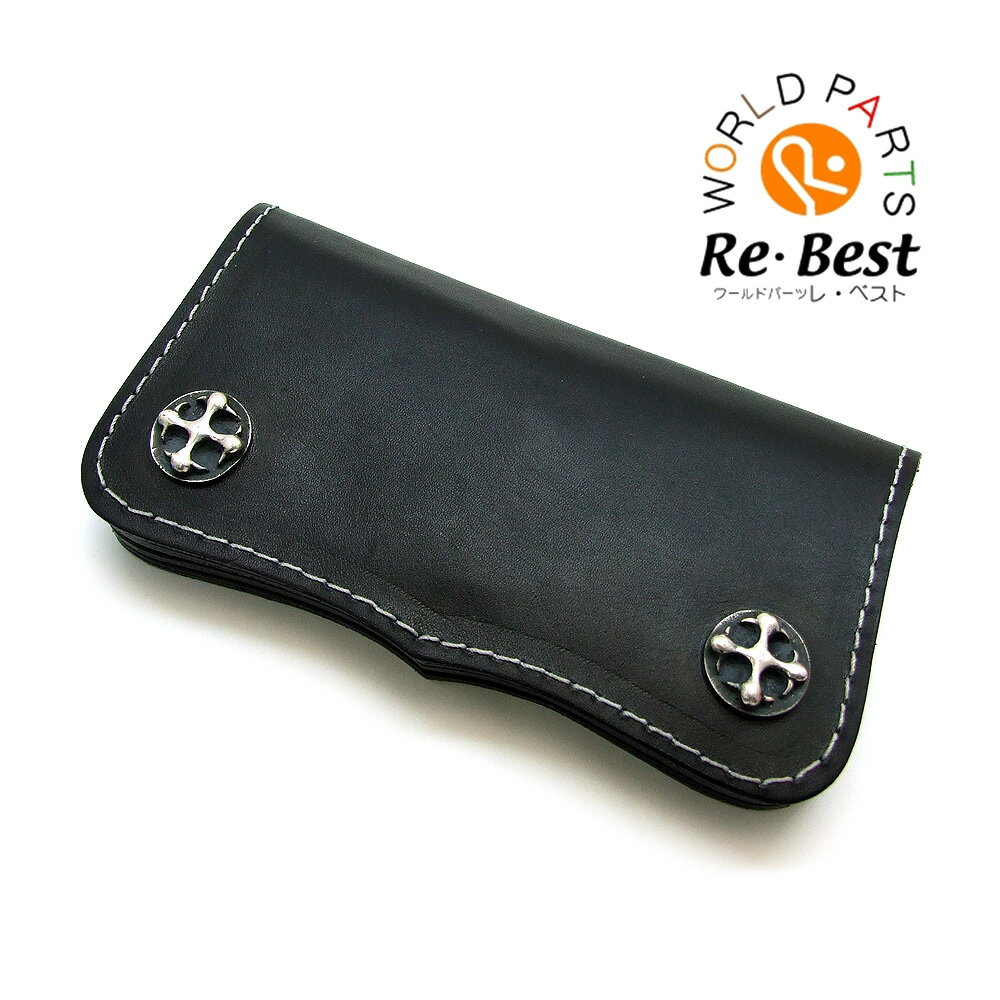 アウトレット【Re・Best】【 ブラザーフゥード サドルレザー長財布【B01】 本革製 シルバーコンチョ 】本革/二つ折長財布/Brother Hood/ブランド財布/アウトレットウォレット/シルバーコンチョ/お財布 ウォレット/メンズ/プレゼント