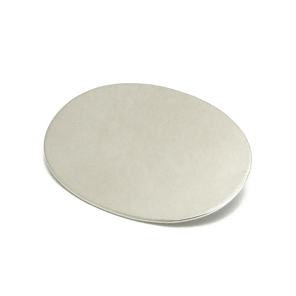 Rakuten - 1ヶ入【 23mm×32mm 楕円ヨコ板ブローチ金具　Ni/シルバー】【301】 アクセサリー/板付き/ハンドメイド/手作りアクセサリー/回転ブローチピン/円/オシャレ/ワンポイント/金具/服飾金具/帽子/手作り金具/自作/土台