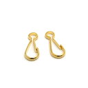 2ヶ入【 17mm ナスカンフック G/ゴールド】【312】 アクセサリー/フック/ハンドメイド/手作りアクセサリー/先端/接続/吊り下げ/ワンポイント/金具/...
