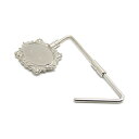 1個入【 ※31×21mmミール皿付※ デザインバッグハンガーBタイプ 】【322】 アクセサリーパーツ/フック金具/ハンドメイド/手作りアクセサリー/バッグ/...