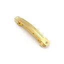 1ヶ入【 バレッタ金具 6cm G/ゴールド 】 アクセサリーパーツ/ヘアー金具/バレッタ/ヘア金具/ヘッド/土台金具/アクセサリー/装飾/金属/髪飾り/櫛/軽...