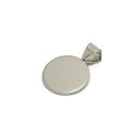 1ヶ入【 10mm丸 ろう付けバチカントップ Ni/シルバー 】【312】 アクセサリーパーツ/ミール皿/カン/金具/アクセサリー/装飾/金属/ペンダントトップ...
