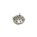 1ヶ入【 12mm シャワー金具※単品 Ni/シルバー 】【313】 アクセサリーパーツ/シャワー皿/カン/金具/アクセサリー/装飾/金属/ペンダントトップ/手...
