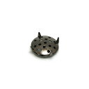 1ヶ入【 12mm シャワー金具※単品 B/ブラック 】【313】 アクセサリーパーツ/シャワー皿/カン/金具/アクセサリー/装飾/金属/ペンダントトップ/手作...