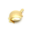 1ヶ入【 1連用 レバーロック クラスプ (T02-1) G/ゴールド 】【252】 アクセサリーパーツ/接続金具/特殊/金具/アクセサリー/装飾/ロック/手芸...