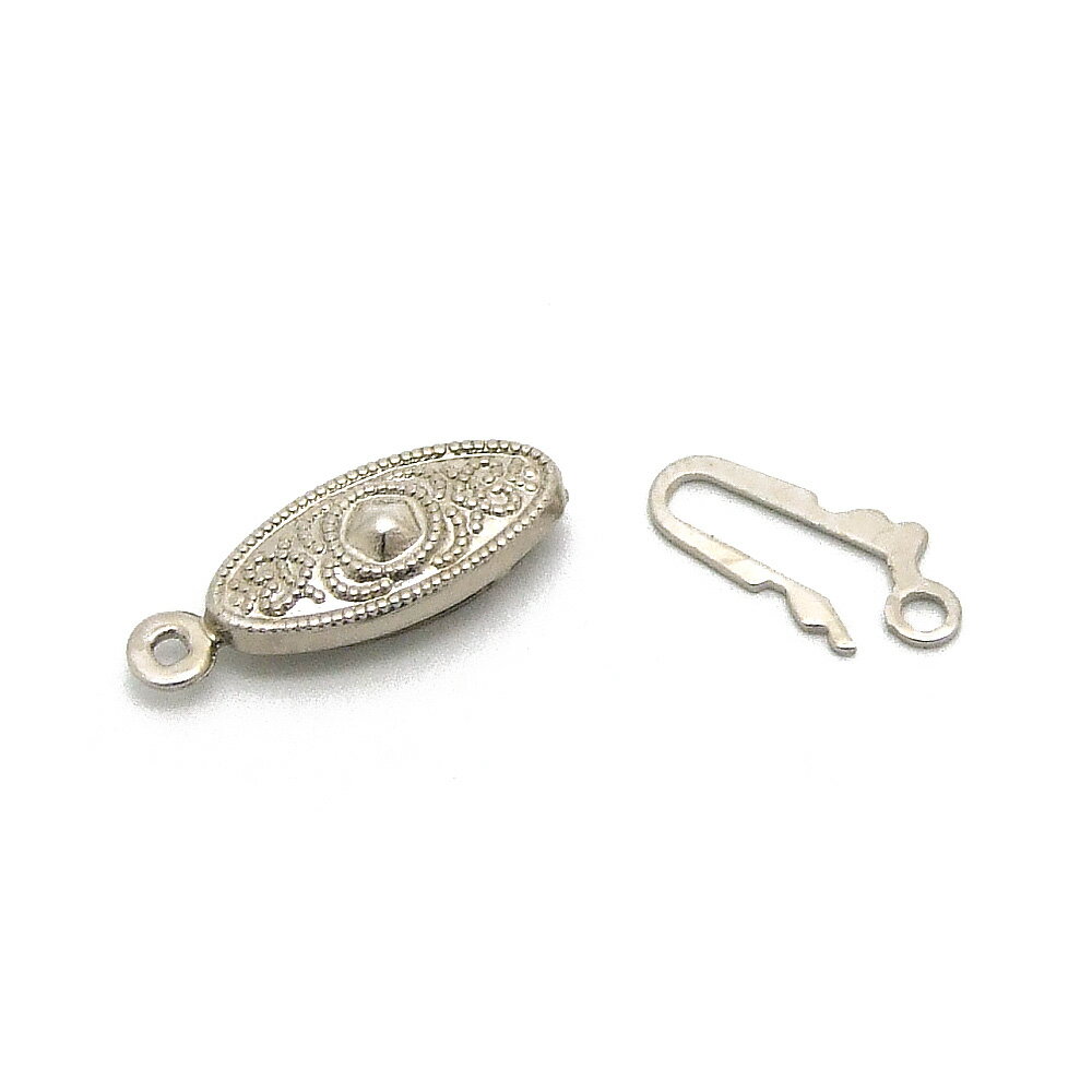 1ヶ入【 フナカン フィッシュフッククラスプ Ni/シルバー 】【252】 アクセサリーパーツ/接続金具/特殊/金具/アクセサリー/装飾/ロック/手芸/手作り/ハンドメイド/ワンポイント/ジュエリー/メタル/円/オリジナル/ネックレス/ブレスレット