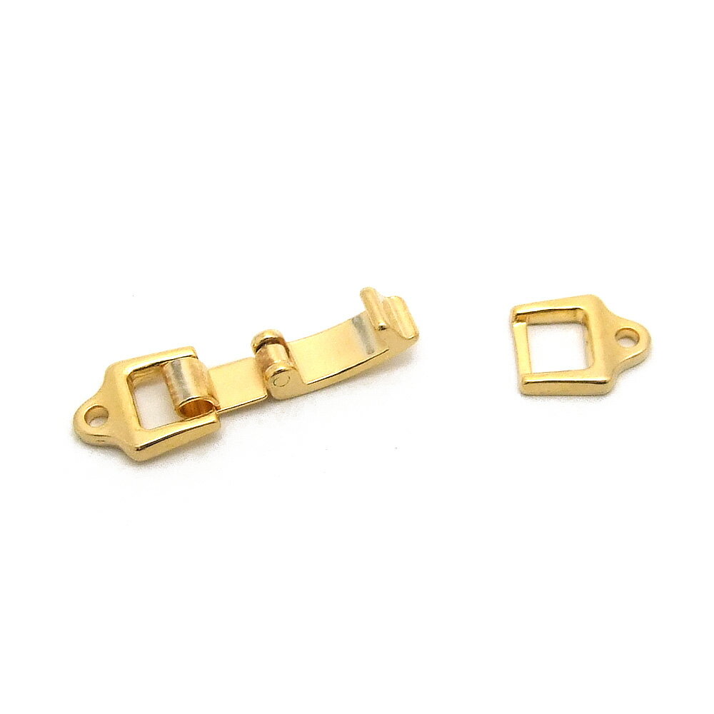 1ヶ入【 ブレス中留め金具 G/ゴールド 】【252】 アクセサリーパーツ/接続金具/特殊/金具/アクセサリー/装飾/ロック/手芸/手作り/ハンドメイド/ワンポイント/ジュエリー/メタル/円/オリジナル/ネックレス/ブレスレット