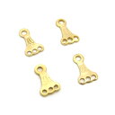 4ヶ入【 1−3連変換金具 G/ゴールド 】【314】 アクセサリーパーツ/接続金具/大きい/金具/アクセサリー/装飾/チャーム/手芸/手作り/ハンドメイド/ワ...