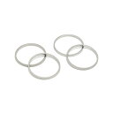 4ヶ入【 重ね付けメタルデザインリング Ni/シルバー 】【161】 アクセサリーパーツ/リング金具/リング/金具/アクセサリー/装飾/チャーム/手芸/手作り/...