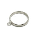 1ヶ入【 カン付リング金具 Ni/シルバー 】【162】 アクセサリーパーツ/リング金具/リング/金具/アクセサリー/装飾/チャーム/手芸/手作り/ハンドメイド...