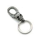 【ステンレスパーツ】【デザインビッグフック(スカル)】アクセサリーパーツ/ウォレットチェーン/メタル/stainless/金属/メンズ/レディース/トップ/ヘッ...