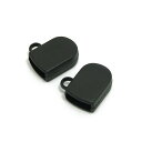 2ヶ入【 樹脂製横カン付ストラップカツラ】 アクセサリーパーツ/樹脂パーツ/カツラ/キャップ/アクセサリー/装飾/ストラップ/手作り/ハンドメイド/ワンポイント...