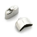2ヶ入【 10mm平キャップA Ni/シルバー 】【323】 アクセサリーパーツ/カツラ/キャップ/金具/アクセサリー/装飾/金属/ストラップ/手作り/ハンドメ...