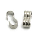 2ヶ入【 3の字カンM 5mm用 Ni/シルバー 】 アクセサリーパーツ/留め金具/接続/金具/アクセサリー/装飾/金属/つなぎ/手作り/ハンドメイド/ワンポイ...