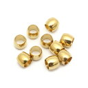 【10粒入】【真鍮パーツ】【 5.7×5mm 真鍮ビーズ タル型 生地 】 アクセサリーパーツ/金属/ビーズ/メタル/手芸/ハンドメイド/オリジナル/制作/修理...