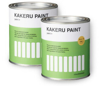 ペンキ 壁が黒板になるペンキ カラーワークス KAKERU PAINT KIT【900ml(約5平米分)のペンキ + 塗装用品】 全7色 黒板塗料 チョークボードペイント チョークボード 水性ペンキ 水性塗料 水性 塗料 diy